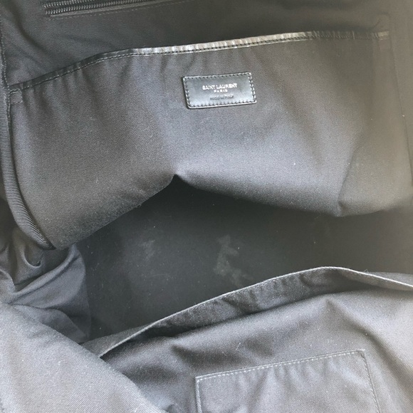 Saint Laurent City Backpack XL size authentic YSL SLP Gucci Balmain Chanel - Picture 5 of 7